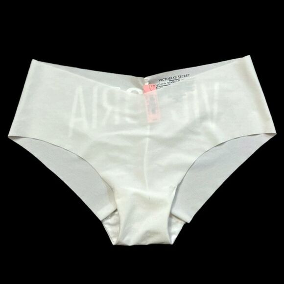 Victorias Secret No Show Seamless Supersoft stretchy Hiphugger VICTORIA Print M - Picture 2 of 2